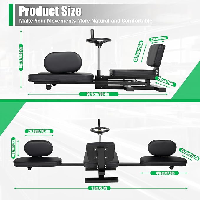 180° Stretch Leg Stretcher Split Machine, Split Machine for Flexibility, Hip Stretching Machines, for Yoga, Dance, and Martial Arts Enthusiasts, 220Lbs Load-Bearing Capacity