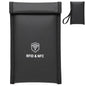 Military Grade Faraday Bags for Phones [5G/Bluetooth/WiFi/GPS] Signal Blocker, Fireproof Waterproof Anti-Scratch | Detachable Wrist Strap, RFID Blocking Anti-Tracking Pouch