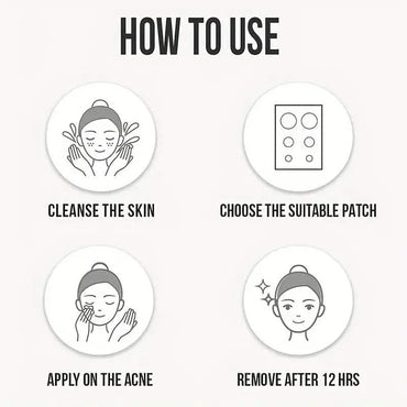 720 Count Hydrocolloid Acne Patches, Blemishes Pimples Covering Patch