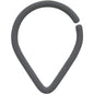 18G 3/8 Grey Matte Teardrop Cartilage Closure Ring