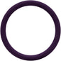 18G 3/8 Dark Purple Matte Cartilage Hinged Segment Ring