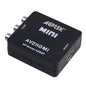 720p 1080p AGPtek Mini Composite AV CVBS 3RCA to HDMI Video Converter Adapter
