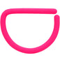 18G 3/8 Pink Matte D Shape Septum Ring