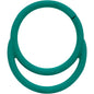 18G 3/8 Teal Matte Double Circle Cartilage Hinged Segment Ring
