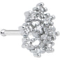 20G 5/16 Clear CZ Gem Constellation Nose Bone