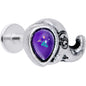 16G 5/16 Blue Faux Opal Elegant Elephant Labret Monroe Tragus
