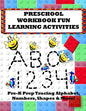 Preschool Workbook Fun Learning Activities: Pre-K Prep Tracing Alphabet, Numbers, Shapes & More! - Paperback
