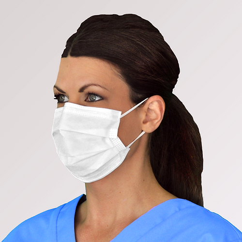 Pallet Sensitive Skin Earloop Masks(30,000 Masks) by Pro Gear - 60 Cases - Made in the USA