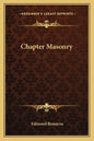 Chapter Masonry - Paperback