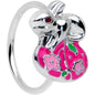 20G 5/16 Pink Gem Pink Easter Egg Easter Bunny Nose Hoop