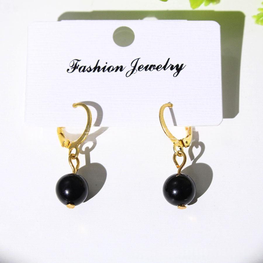 Natural Stone Silver Glittering Amethyst Earrings