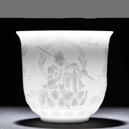 White Chinese Teacup