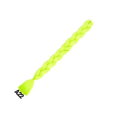 Womens Multi-colored Long Braided Ponytail