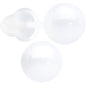 6mm White Ceramic Ball Stud Earrings 18G
