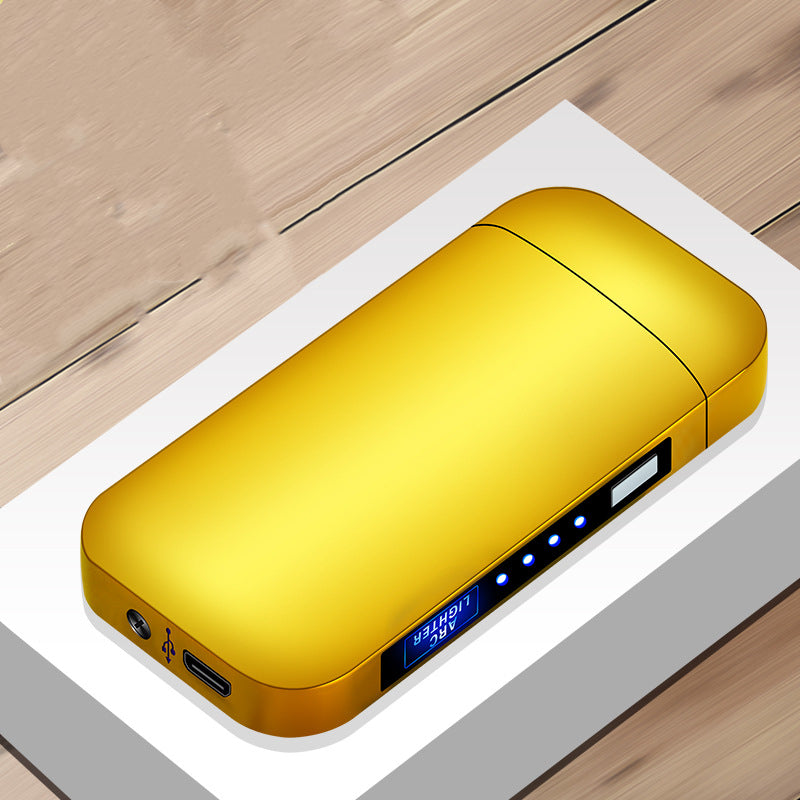 Hidden Button Electronic Induction USB Charging Lighter