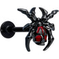 16G 5/16 Red Gem Black Spider Skull Halloween Labret Monroe Tragus