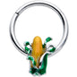 16G 3/8 Summer Corn On The Cob Hinged Segment Ring