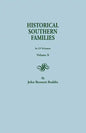 Historical Southern Families. in 23 Volumes. Volume X - Paperback
