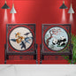 The Silk Mirror: Double-Sided Suzhou Embroidery Screen