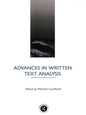 Advances in Written Text Analysis - Hardcover