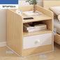 Bedside Table Simple Modern Home Bedroom Crevice Shelf Bedsi