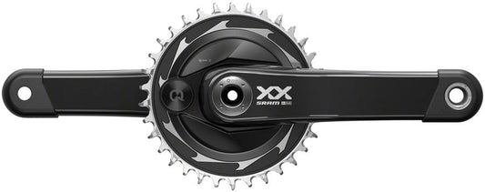 SRAM XX SL Eagle T-Type AXS Power Meter Crankset - 175mm 12-Speed 34t Chainring DM Thread Mount DUB Spindle Interface BLK