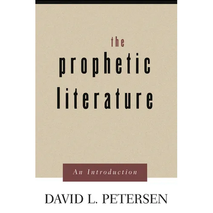 Prophetic Literature: An Introduction - Paperback