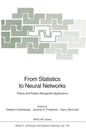 From Statistics to Neural Networks: Theory and Pattern Recognition Applications - Paperback