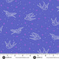 Libs Elliott Glaze Perfect Day Swallows Blue 108" Cotton Wideback Fabric per yard