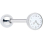 Cute Little Clock Barbell Tongue Ring