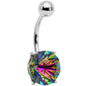 Vitrail Gem Simply Elegant Style Belly Ring