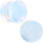 White Opalite Double Flare Plug Set