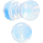 White Opalite Double Flare Plug Set