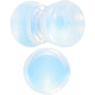 White Opalite Double Flare Plug Set