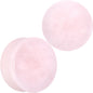 Pink Rose Quartz Round Double Flare Plug Set