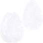 White Cloudy Quartz Drop Saddle Plug Set