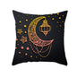Home Fashion National Style Peach Skin Velvet Printed Cushion Cover