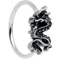 20G 5/16 Regal Medieval Dragon Nose Hoop