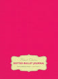 Large 8.5 x 11 Dotted Bullet Journal (Pink #17) Hardcover - 245 Numbered Pages - Hardcover