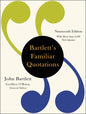 Bartlett's Familiar Quotations - Hardcover