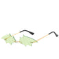 Bat shape personalized glasses
