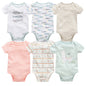 6-piece baby jumpsuit new short-sleeved baby clothes