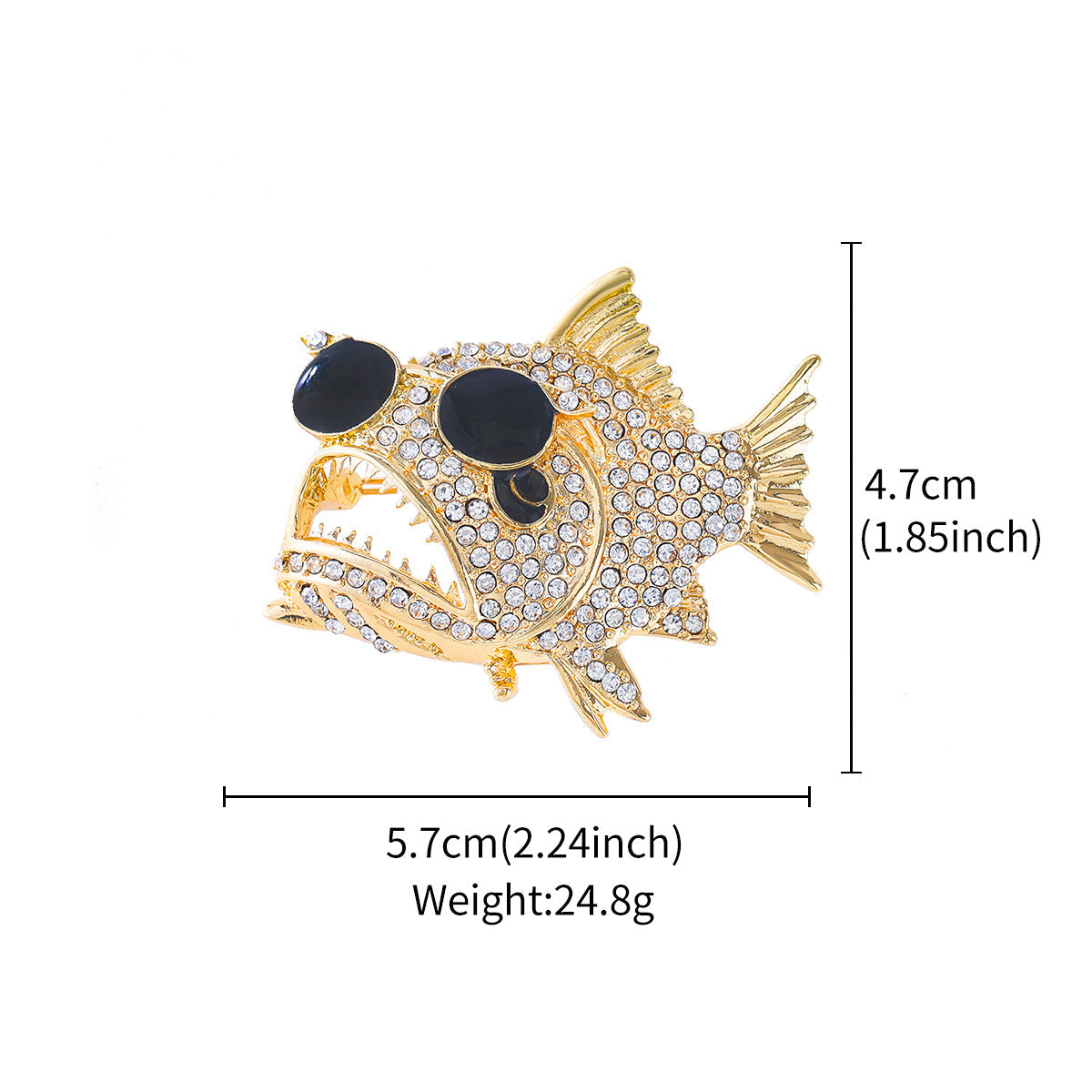 Enamel-dripped Lobster Brooch Accessory For Women
