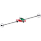 14G Christmas Tree in a Truck Industrial Barbell 38mm