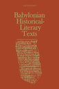 Babylonian Historical-Literary Texts - Paperback