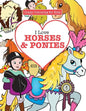 I Love Horses & Ponies ( Crazy Colouring for Kids) - Paperback