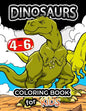 Dinosaurs coloring book for kids ages 4-6: Coloring Pages for Preschool and all ages 2-4 4-8 6-8 - Paperback
