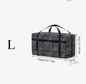 Clothing organizing bag-Black Large-1 pack
