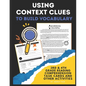 Using Context Clues to Build Vocabulary: 3rd & 4th grade reading comprehension, task cards, and other activities - Paperback