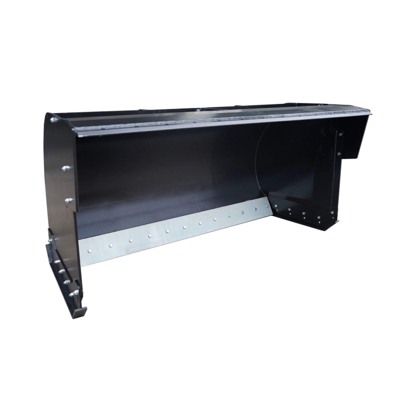 74-Inch Heavy-Duty Skid Steer Trip Edge Snow Pusher Attachment (SAK34098)